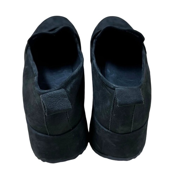 Eileen Fisher Max Wedge Loafer in Black Suede Women's Size 8 - Picture 3 of 5